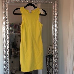 Yellow Bodycon dress